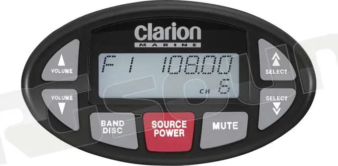 Clarion M301RCE Sorgenti per la nautica e accessori - Telecomandi e