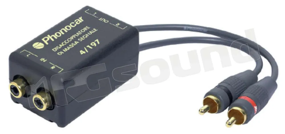 Phonocar 04197 Disaccoppiatore di massa segnale passivo Cablaggi e a