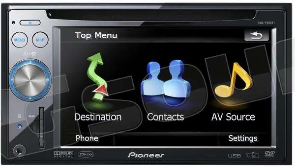 Pioneer AVIC-F900BTi Monitor auto 1 e 2 Din Car multimedia - Monito