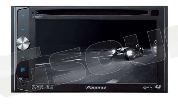 Pioneer AVH-P4000DVD Monitor auto 1 e 2 Din Car multimedia - Monito