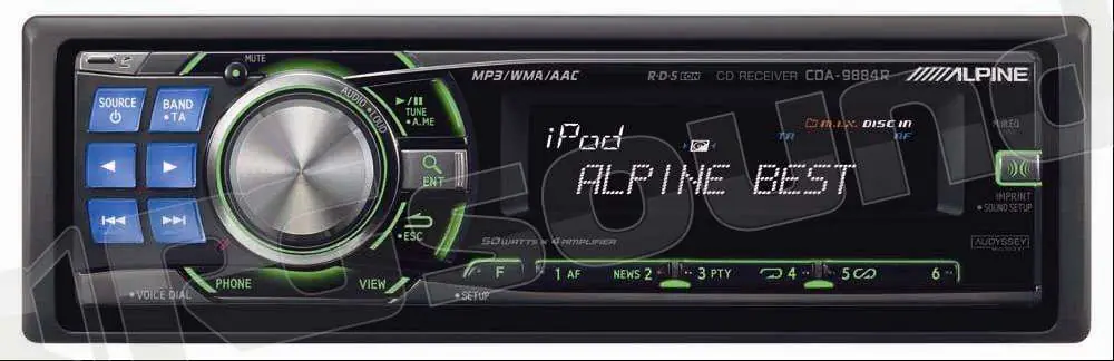 Alpine CDA-9884R - SINTO CD/AAC/MP3/WMA USB Autoradio 1 din e 2 din