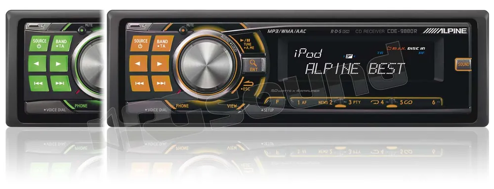 Alpine CDE-9880R Autoradio 1 din e 2 din Car stereo - Autoradio 1 e