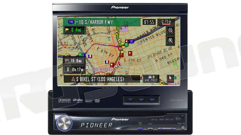 Pioneer Avic-X3BT-1 - monitor navigatore DVD DiVX bluetooth - Avic-x3