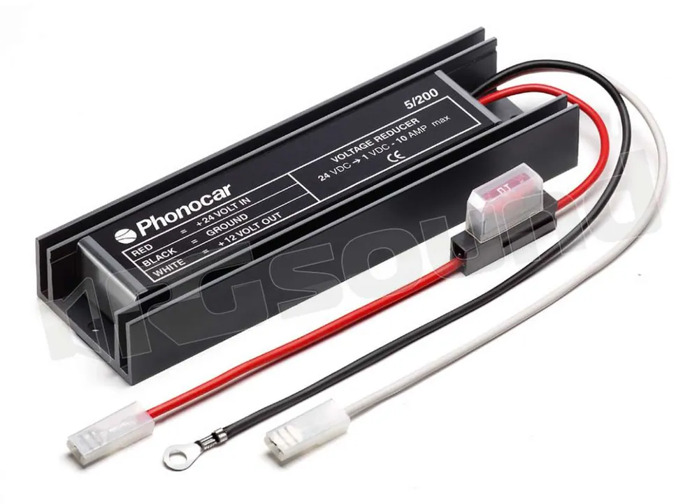 Phonocar 05201 Riduttore tensione da 24V a 12V Cablaggi e accessori