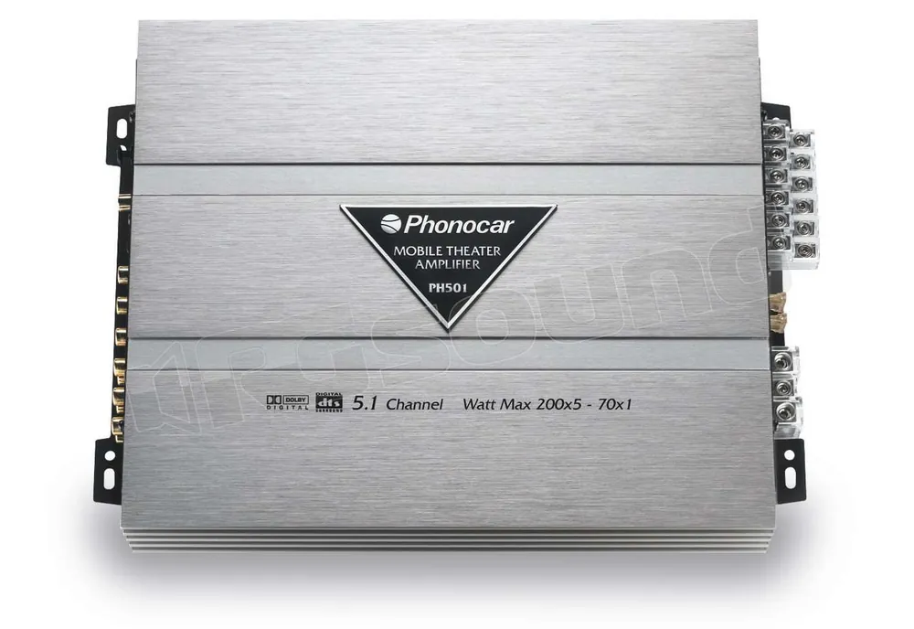 Phonocar PH501 amplificatore con processore surround 5.1 DTS con igres