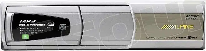 Alpine CHA-S634 CD / MP3 changer a 6 Dischi Player DVD - USB - SD -