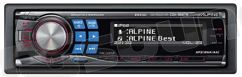 Alpine CDA-9887R Autoradio 1 din e 2 din Car stereo - Autoradio 1 e