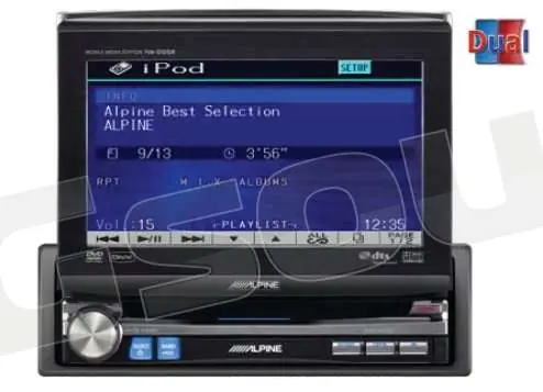Alpine IVA-D105R - Divx Monitor auto 1 e 2 Din Car multimedia - Mo