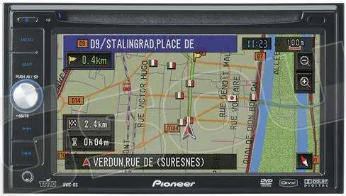 Pioneer AVIC-D3 - DVD / DiVX / Navigazione +CDI200 + CDRM10 Monitor