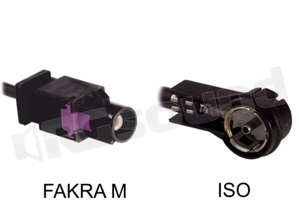 Calearo 7581101 AM/FM FAKRA M / ISO - BMW Mercedes - 15 cm Antenne