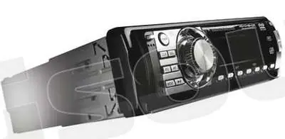 Macrom M-DVD4540R - DVD player con RDS radio Monitor auto 1 e 2 Di