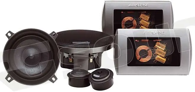 Alpine SPX-107R kit 2 vie con woofer da 100 mm Sistemi altoparlanti