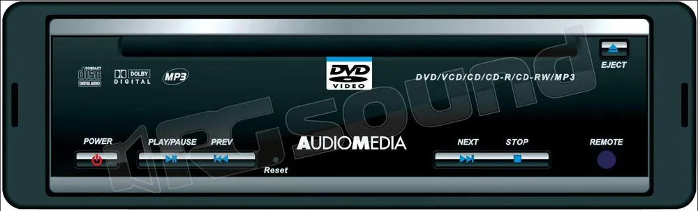 Audiomedia AMV277D - DVD DiVX Player DVD - USB - SD - CD - Lettori