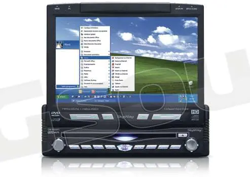 Skyway GM-5000PC TV Monitor auto 1 e 2 Din Car multimedia - Monitor