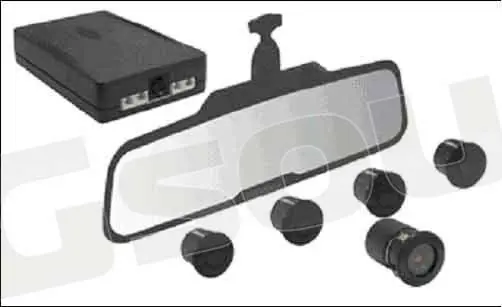 Macrom RW099 LCD colori + retrocamera Sistemi di Retrovisione - Kit