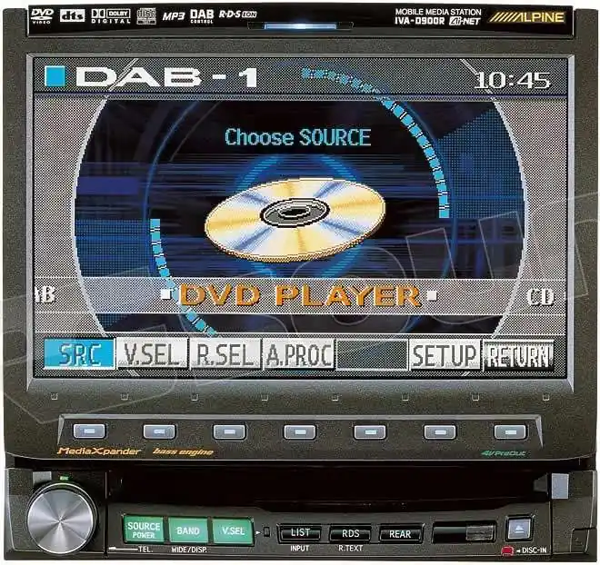 Alpine IVA D900R Monitor auto 1 e 2 Din Car multimedia - Monitor au