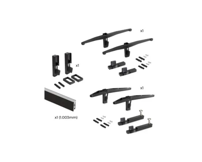 KIT SUPPORTI MENSONLE/MODULO E BARRA