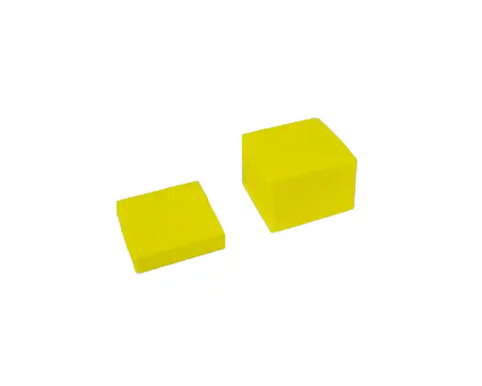 TAMPONE DISTANZIATORE GIALLO 40X40X9