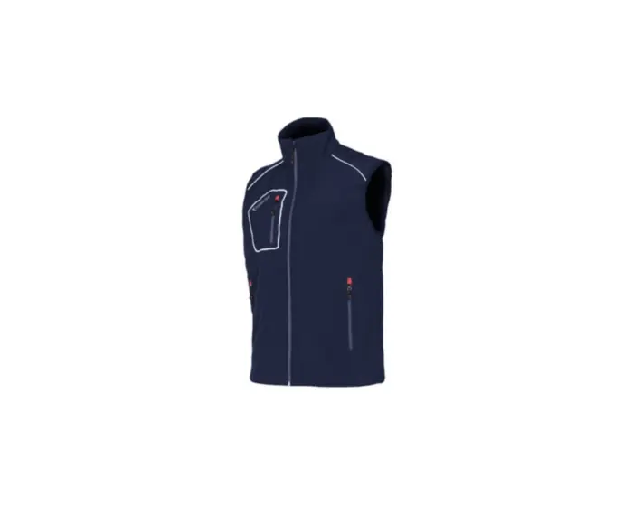 GILET SOFTSHELL BLU TG. M