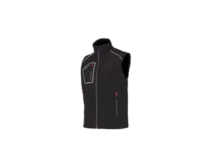 GILET SOFTSHELL NERO TG. M