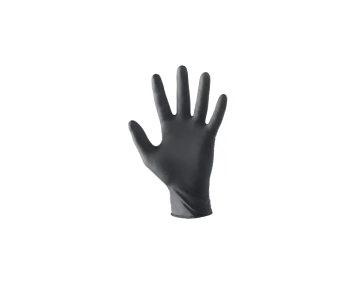 GUANTI NITRILE NERO TG. XL 100PZ