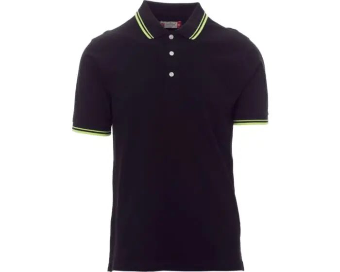 FC POLO SPORT NERO/GIALLO TG. L