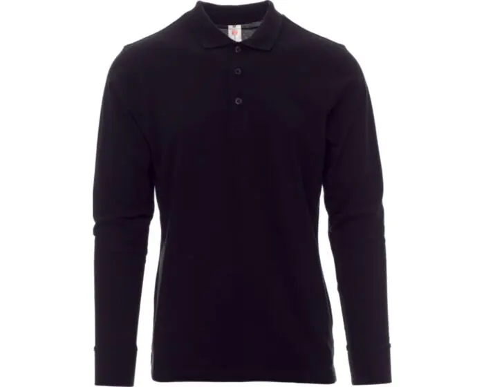 FC POLO LUNGA NERO TG.XXL