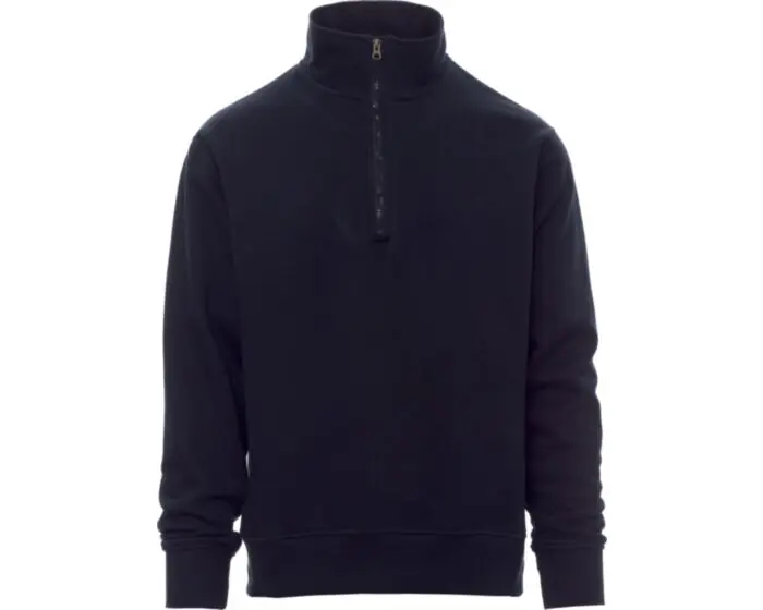 FELPA EASY 1/2 ZIP BLU NAVY XL