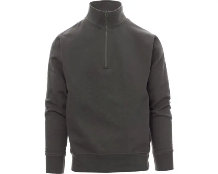 FELPA EASY 1/2 ZIP SMOKE M