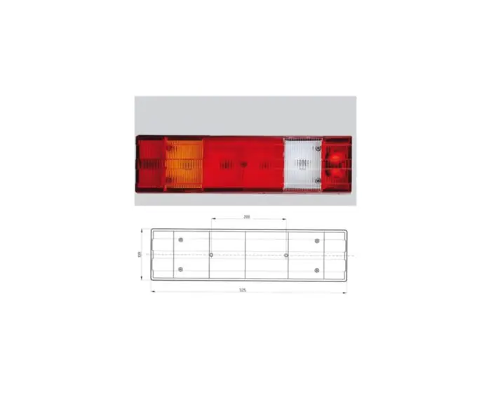 FANALE SX A 6 FUNZIONI