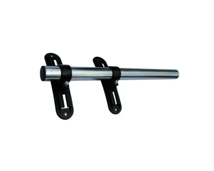 STAFFA ZINC. CON ALETTA PVC REG. Ø42