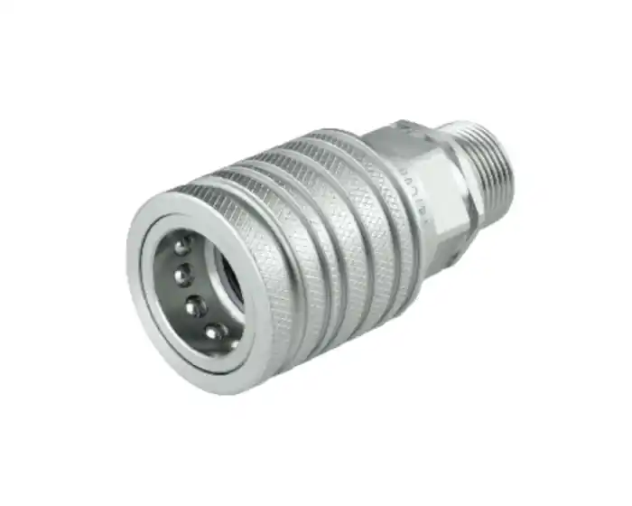 INNESTI FEMMINA TENUTA VALVOLA PUSH-PULL FILETTO MASCHIO METRICO