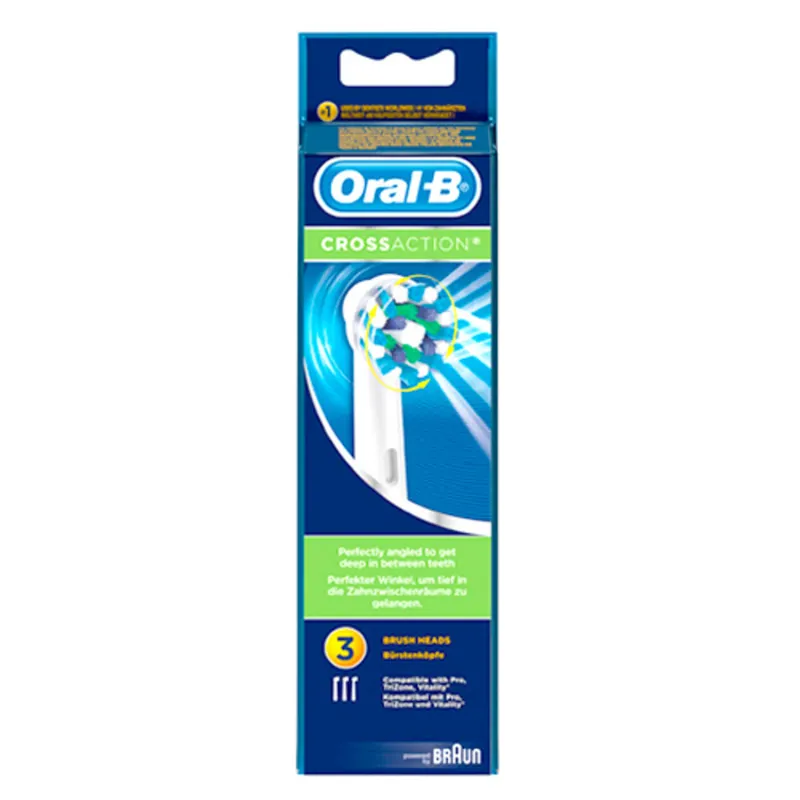 Braun Oral-B Cross Action cepillo dentale - 3 unità 80250626
