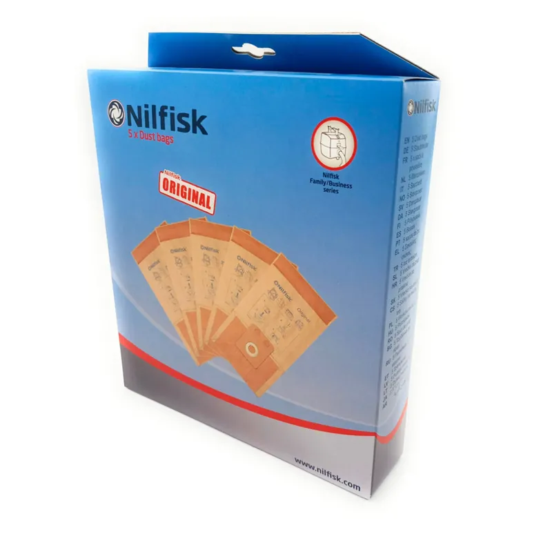 Nilfisk Sacchetti per aspirapolvere Business 9,5L - 5 unità - 82222900