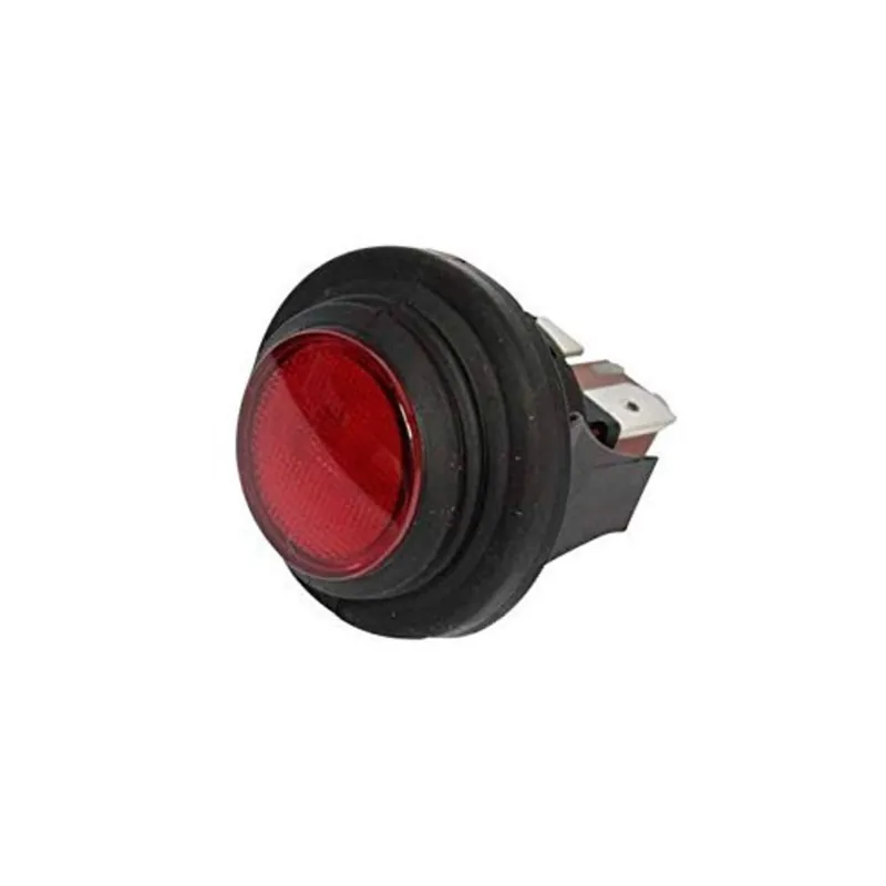 Polti interruttore bipolare luminoso in ferro rosso M0003816