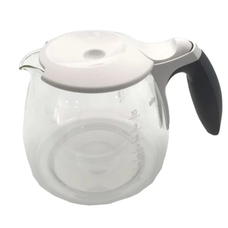 Caffettiera Braun KFK 500 caraffa bianca da 10 tazze AX13210011