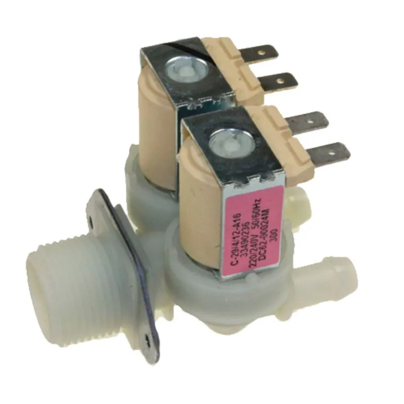 Elettrovalvola a 2 vie per lavatrice universale 00036643