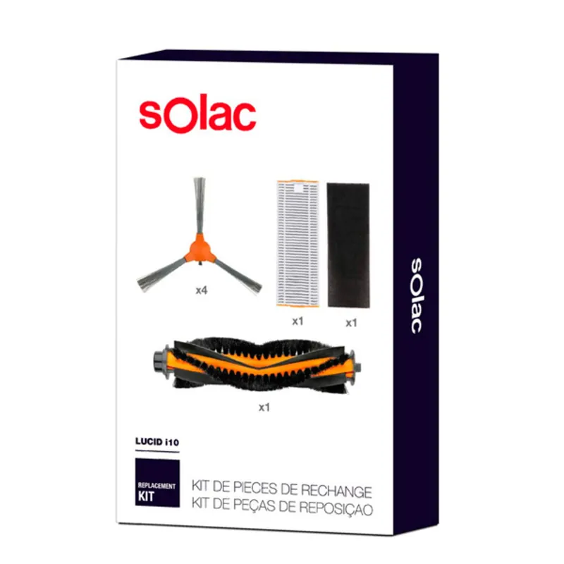 Set di ricambi per aspirapolvere robot Solac AA3402 Lucid i10 99942500