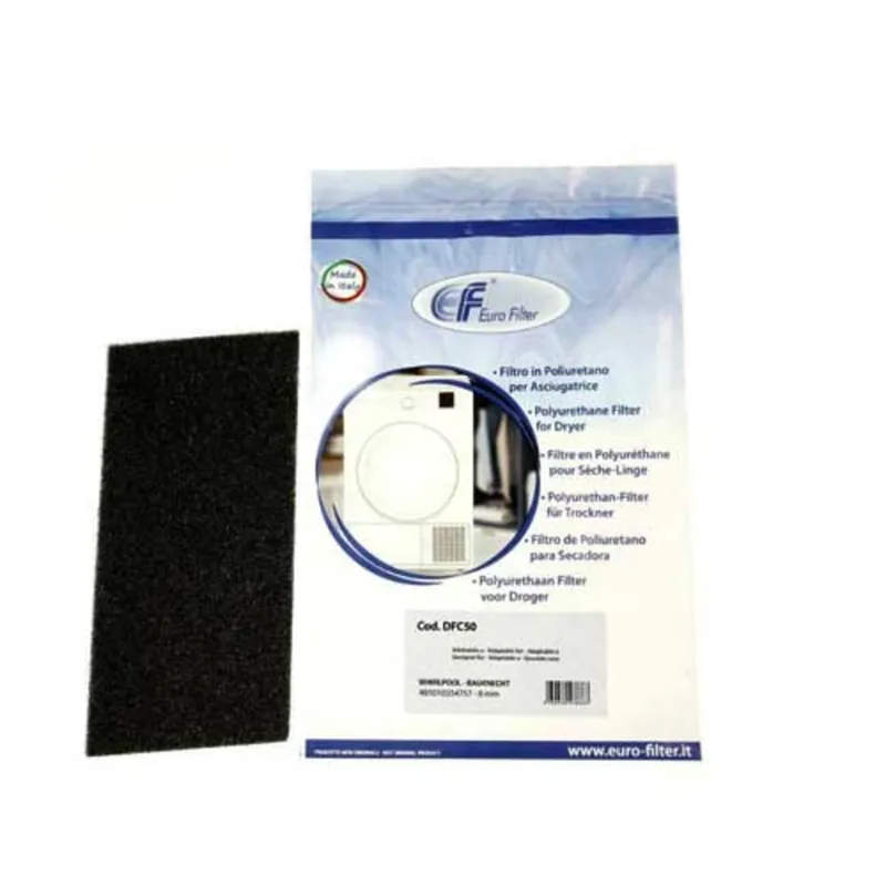Essiccatore con filtro in schiuma Whirlpool, Bauknecht, Indesit