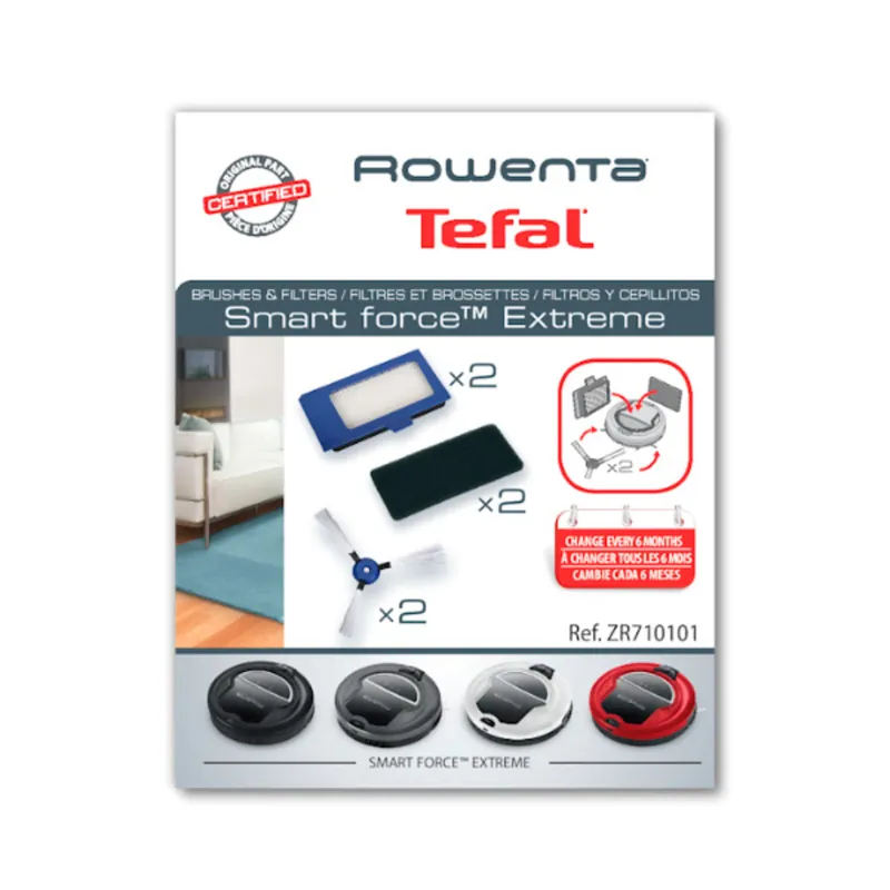 Kit filtro aspirapolvere robot Rowenta Smart Force Extreme ZR710101