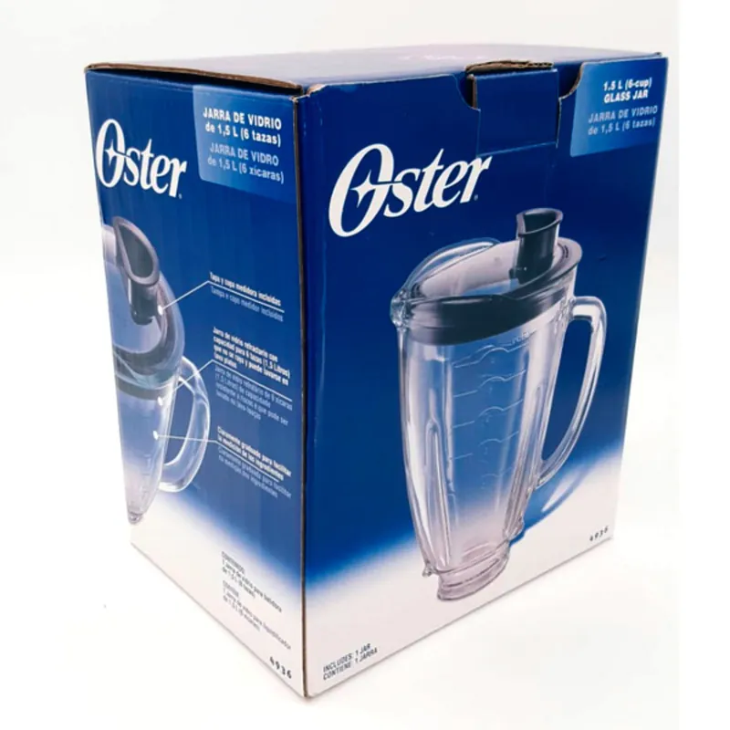 Brocca frullatore rotonda in vetro Oster da 1,5 litri