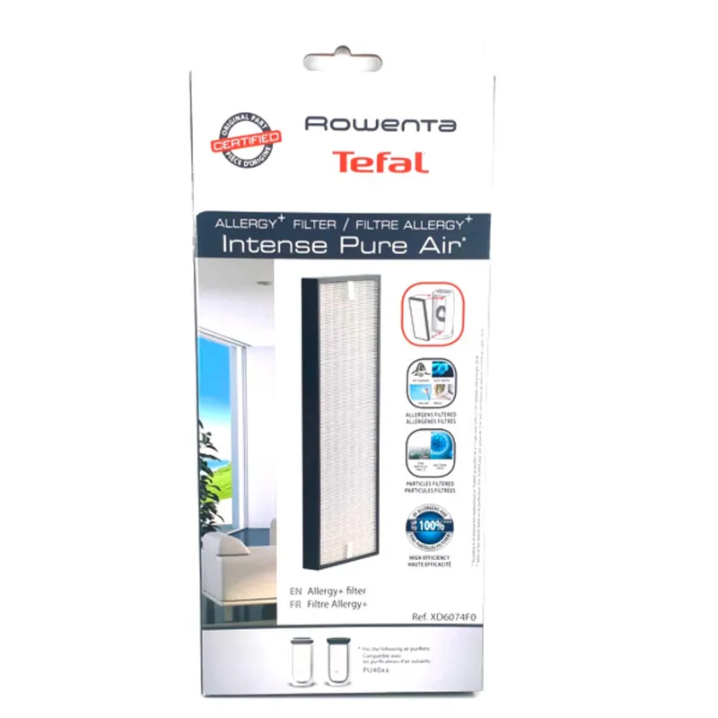 Filtro antiallergico + purificatore d‘aria Rowenta Intense Pure Air XD6074F0