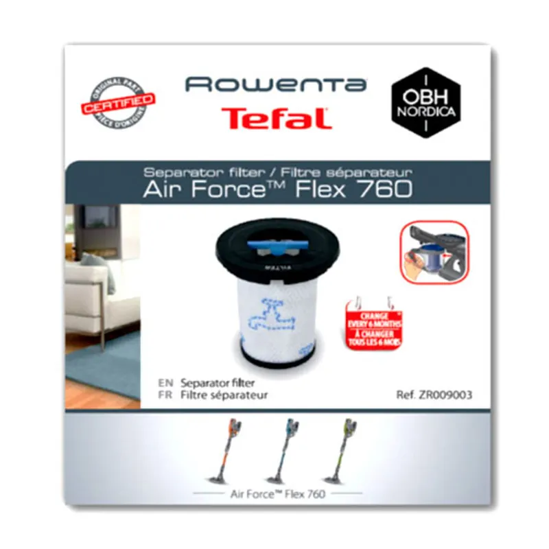 Filtro aspirapolvere Rowenta Air Force Flex 760 ZR009003