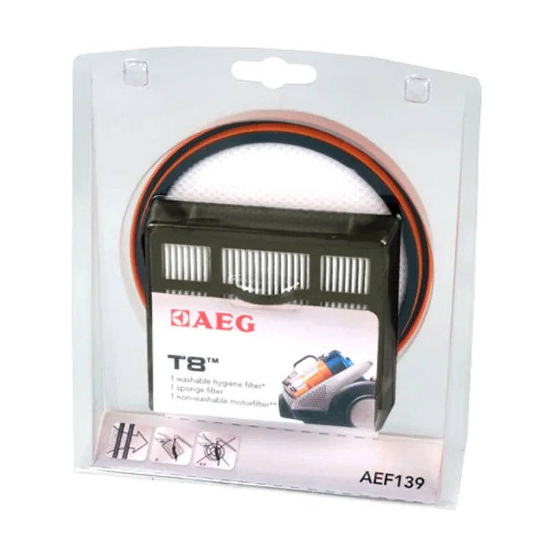 Set di 3 filtri per aspirapolvere Aeg, Electrolux 9001671008