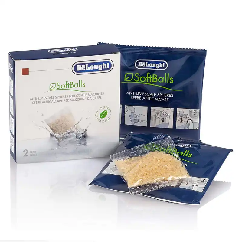 DeLonghi SoftBalls - sfere decalcificanti per macchina da caffè a pompa DLSC551