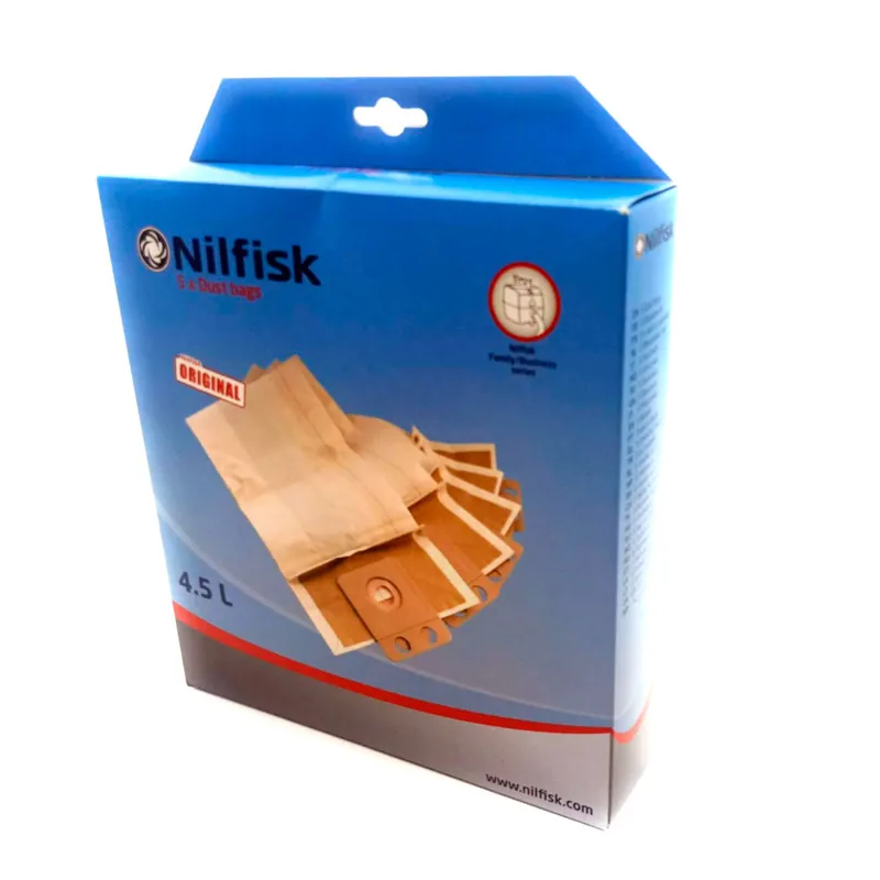 Nilfisk Sacchetti aspirapolvere Business 4,5L - 5 unità - 82222800