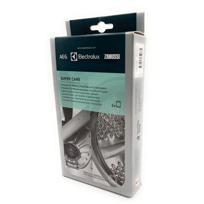 Decalcificante detergente per lavatrice e lavastoviglie Electrolux, AEG 902979928 - 2 Bustine -