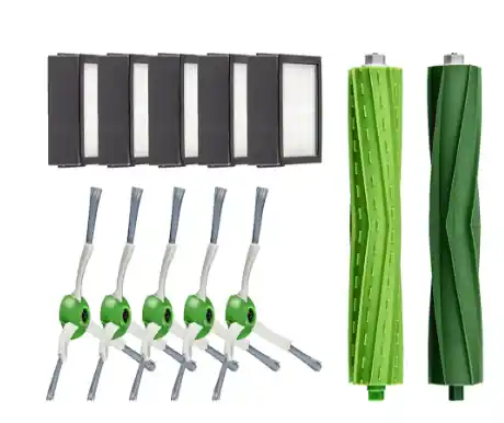 Kit Roomba E-I 5 Spazzole, 5 Filtri HEPA, Spazzola Centrale