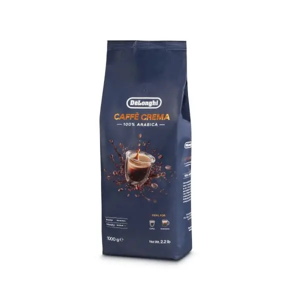 DeLonghi Caffè in grani Crema, 100% Arabica, 1 Kg DLSC618