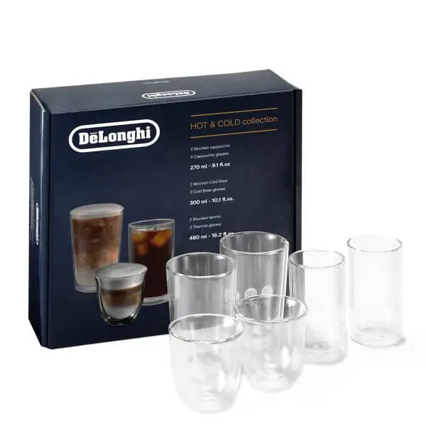 DeLonghi Set di bicchieri Hot&Cold Collection AS00004620 DLSC326